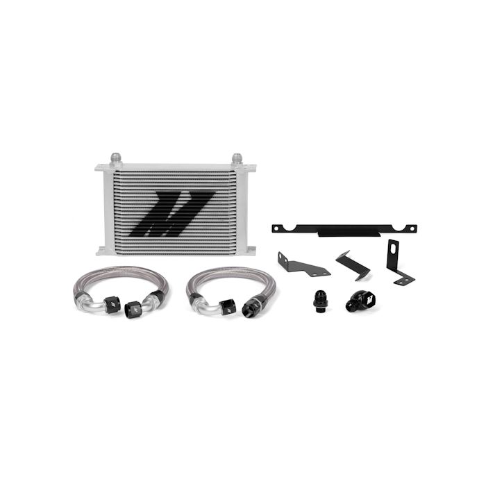 Mishimoto MMOC-EVO-01 Oil Cooler Kit for Mitsubishi Lancer Evolution VII/VIII/IX 01-07, Silver.