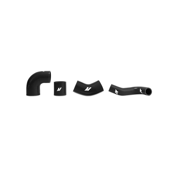 Kit de tuberías superiores del intercooler Mishimoto MMICP-EVO-01UBK para Mitsubishi Lancer Evolution VII/VIII/IX 01-07, mangueras negras