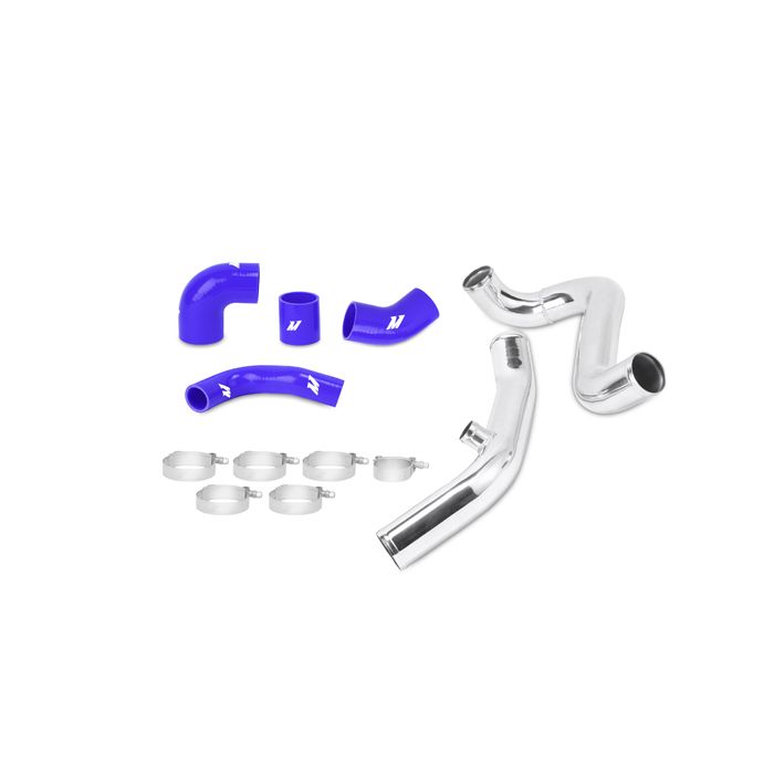 Mishimoto MMICP-EVO-01UBL Intercooler Upper Pipe Kit for Mitsubishi Lancer Evolution VII/VIII/IX 01-07 with Blue Hoses