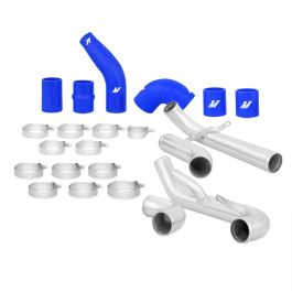 Mishimoto MMICP-EVO-10BL Intercooler Pipe Kit for Mitsubishi Lancer Evolution X 08-15 Blue Hoses
