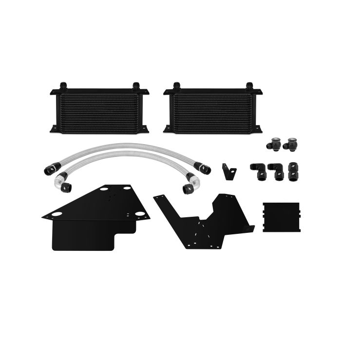Mishimoto MMOC-EVO-08BK Oil Cooler Kit for Mitsubishi Lancer Evolution X 08-15 Black