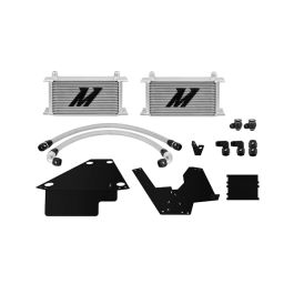 Mishimoto MMOC-EVO-08 Oil Cooler Kit for Mitsubishi Lancer Evolution X 08-15 Silver
