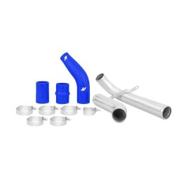 Mishimoto MMICP-EVO-10UBL Upper Intercooler Pipe Kit for Mitsubishi Lancer Evolution X 08-15 Blue Hoses