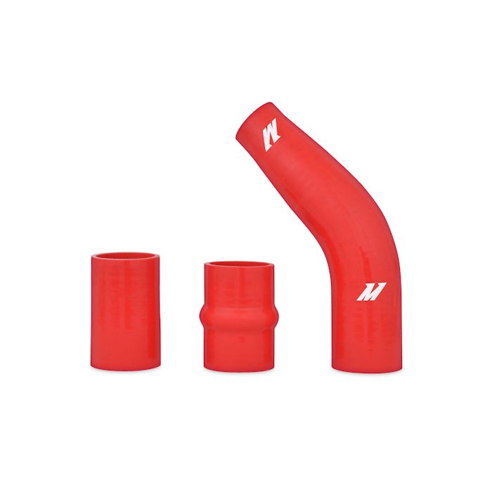 Kit de tuberías superiores del intercooler Mishimoto MMICP-EVO-10URD para Mitsubishi Lancer Evolution X 08-15 con mangueras rojas