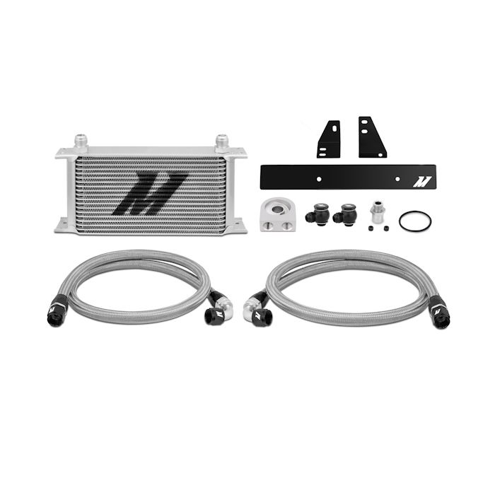 Mishimoto MMOC-370Z-09 Oil Cooler Kit for Nissan 370Z 09+ Silver