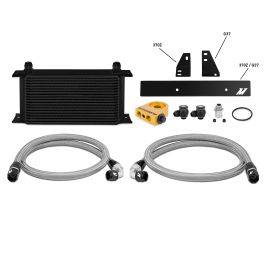 Mishimoto MMOC-370Z-09T Thermostatic Oil Cooler Kit for Nissan 370Z 09+ Silver