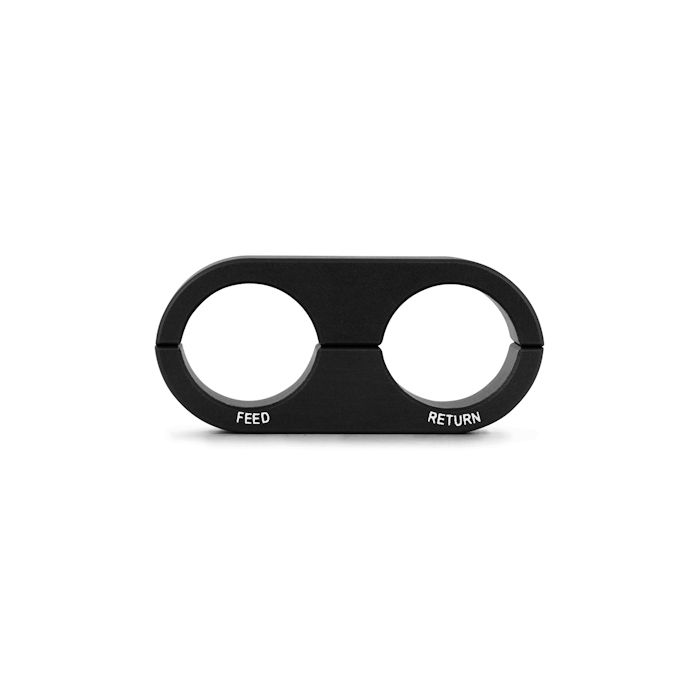 Mishimoto -10AN Oil Line Separator Bracket, Black MMSBH-SEP-10BK