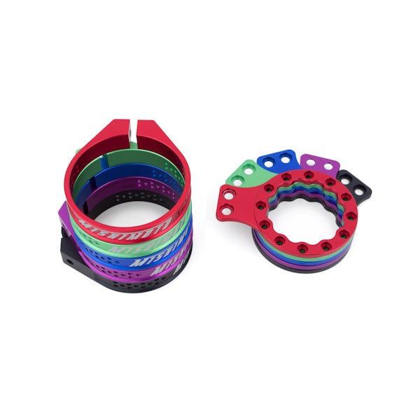 Mishimoto MMBCC-BKTS-BK Juego de soportes de repuesto para Oil Catch Can con deflectores negro