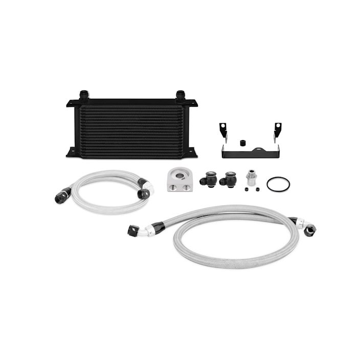 Mishimoto MMOC-WRX-06BK Oil Cooler Kit for 06-07 Subaru Impreza WRX, Black.