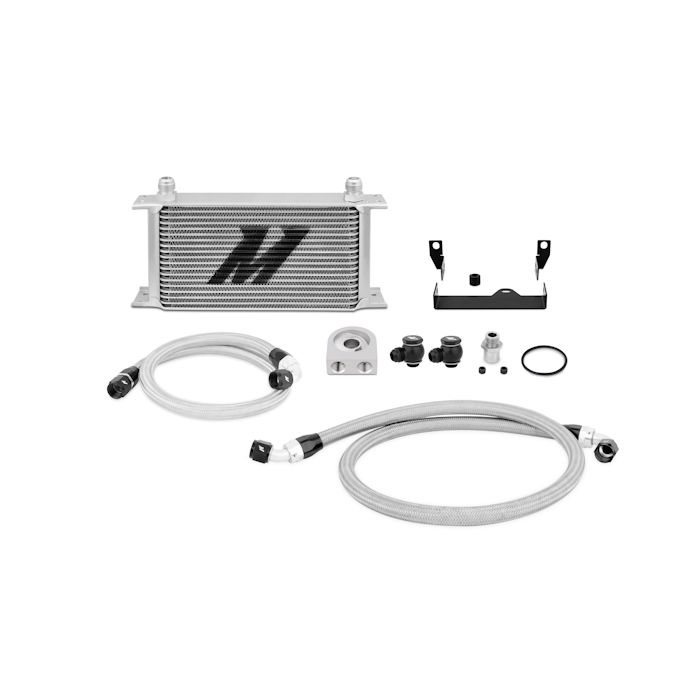 Mishimoto MMOC-WRX-06 Oil Cooler Kit for Subaru Impreza WRX 06-07, Silver.