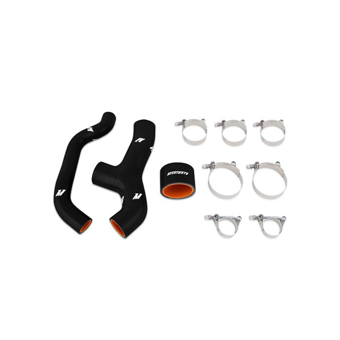 Mishimoto MMHOSE-SUB-INT6BK Silicone Intercooler Hoses for 06-07 Subaru Impreza WRX, Black.