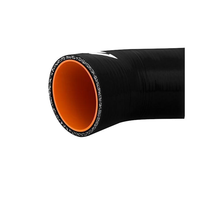 Mishimoto MMHOSE-WRX-AM7BK Silicone Airbox Hose for Subaru Impreza WRX/STI 02-07, Black.