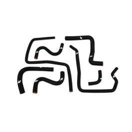 Mishimoto MMHOSE-SUB-ANC4BK Silicone Ancillary Hose Kit for Subaru Impreza WRX/STI 04-07 Black