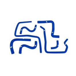 Mishimoto MMHOSE-SUB-ANC4BL Silicone Ancillary Hose Kit for Subaru Impreza WRX/STI 04-07 Blue