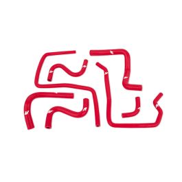 Mishimoto MMHOSE-SUB-ANC4RD Silicone Ancillary Hose Kit for Subaru Impreza WRX/STI 04-07 Red