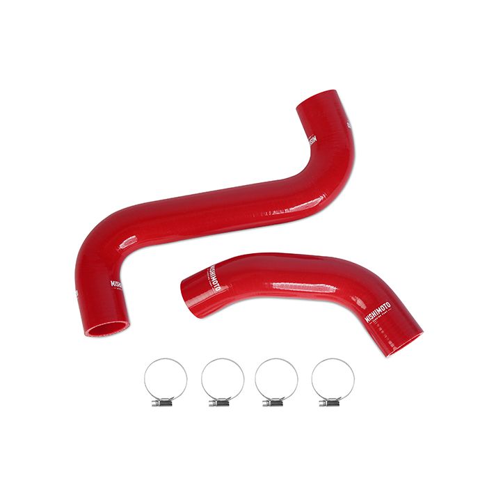 Mishimoto MMHOSE-WRX-01RD Silicone Radiator Hose Kit for Subaru Impreza WRX/STI 02-07, Red