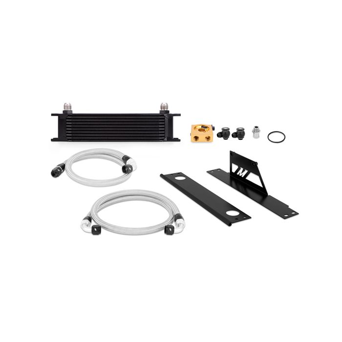 Mishimoto MMOC-WRX-01TBK Thermostatic Oil Cooler Kit for 01-05 Subaru Impreza WRX, Black