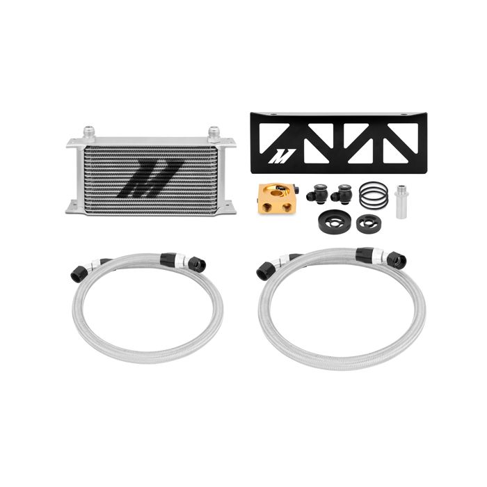 Mishimoto MMOC-BRZ-13T Thermostatic Oil Cooler Kit for Subaru/Scion/Toyota BRZ/FR-S/86 13+ Silver