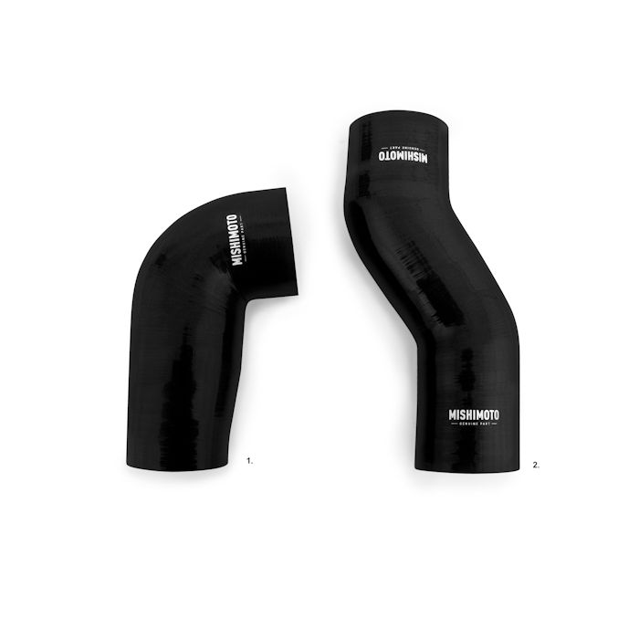 Mishimoto MMHOSE-WRX-15ABBK Silicone Air Box Hose for 15-21 Subaru WRX, Black.