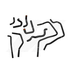 Mishimoto MMHOSE-SUB-ANCBK Silicone Auxiliary Hose Kit for 02-05 Subaru WRX, Black.