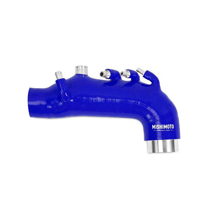 Mishimoto MMHOSE-SUB-08IHBL Silicone Induction Hose for 08-14 Subaru WRX, Blue.