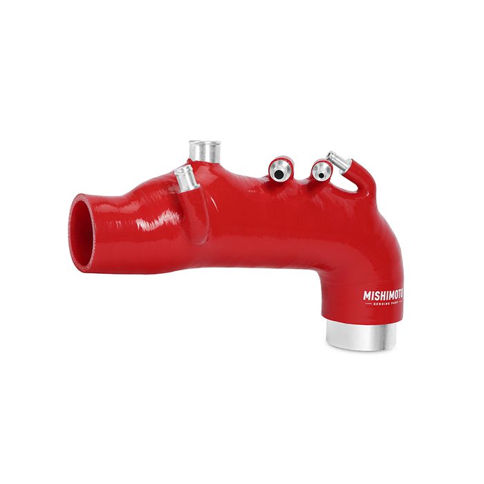 Mishimoto MMHOSE-SUB-08IHRD Silicone Induction Hose for 08-14 Subaru WRX, Red.