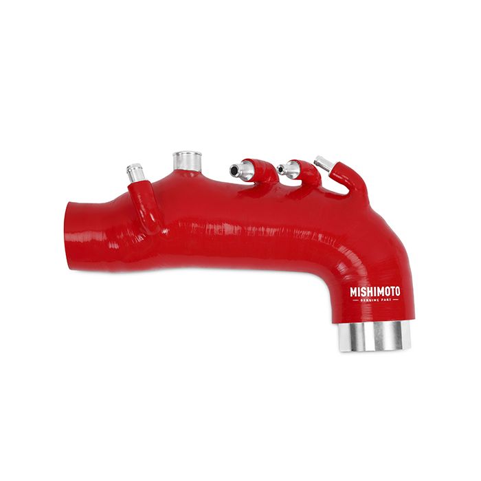 Mishimoto MMHOSE-SUB-08IHRD Silicone Induction Hose for 08-14 Subaru WRX, Red.