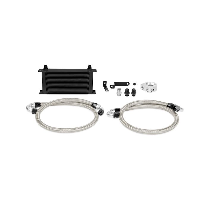 Mishimoto MMOC-STI-08BK Oil Cooler Kit for Subaru WRX STI 08-14, Black.