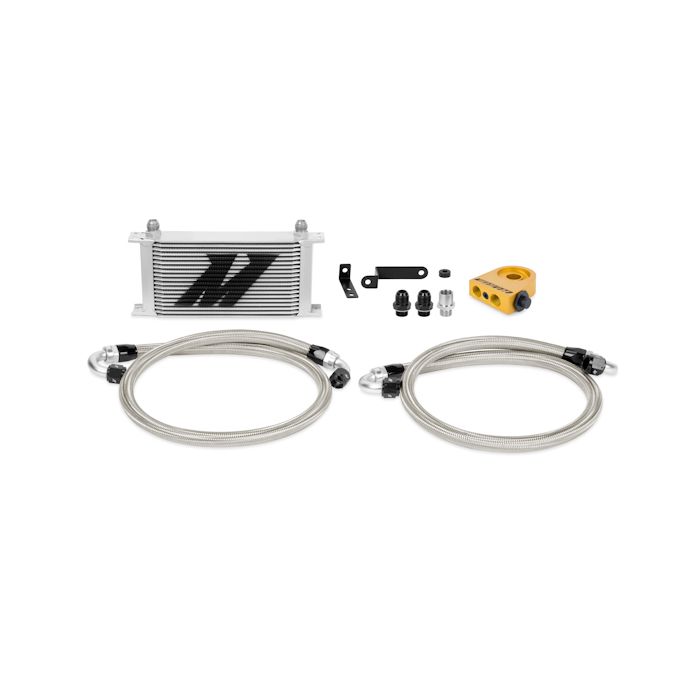 Mishimoto MMOC-STI-08T Thermostatic Oil Cooler Kit for Subaru WRX STI 41852 Silver