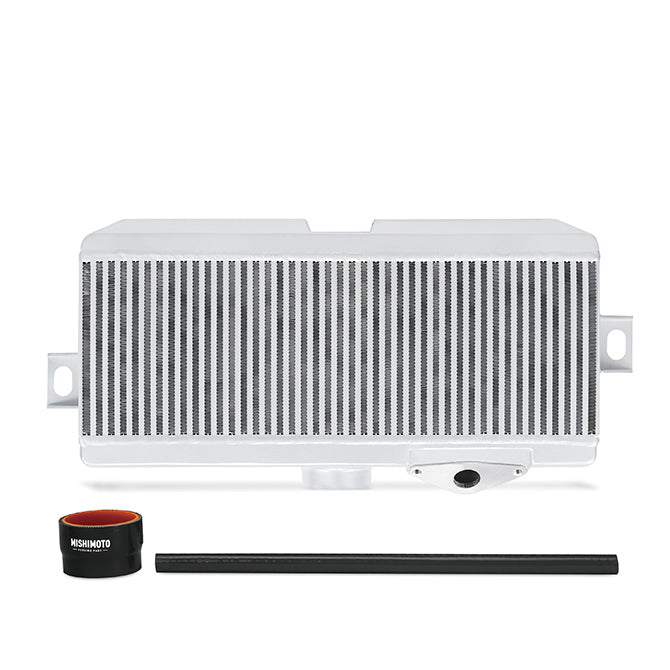 Mishimoto MMTMIC-STI-08SLBK Kit de intercooler top mount para Subaru WRX STI 08+ plata con manguitos negros