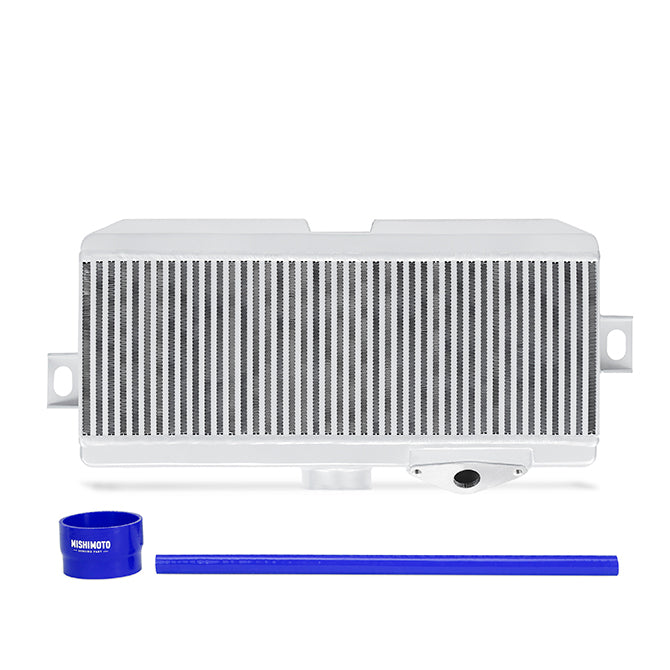 Mishimoto MMTMIC-STI-08SLBL Kit de intercooler top mount para Subaru WRX STI 08+ plata con manguitos azules