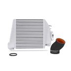 Mishimoto MMTMIC-WRX-08SLBK Top-Mount Intercooler Kit for 08-14 Subaru WRX, Silver with Black Hose.