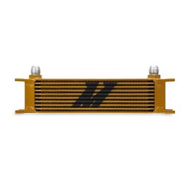Mishimoto MMOC-10G Universal 10 Row Oil Cooler Gold