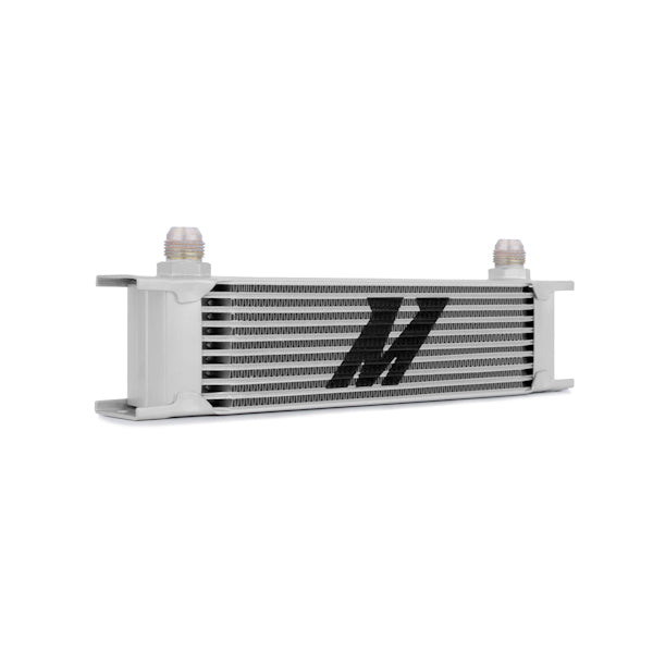 Mishimoto MMOC-10 Radiador de aceite universal 10 filas plateado