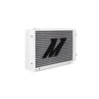 Mishimoto MMOC-19DP 19-Row Dual-Pass Universal Oil Cooler, Silver.