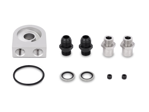 Mishimoto MMOC-UL Kit de radiador de aceite universal 19 filas plata