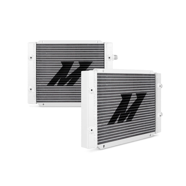 Mishimoto MMOC-25DP Radiador de aceite universal de 25 filas de doble paso plata