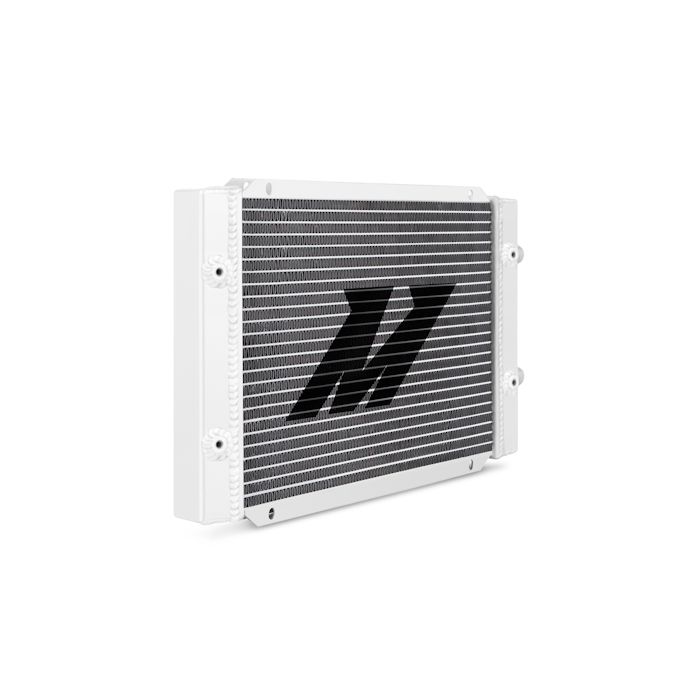 Mishimoto MMOC-25DP 25-Row Dual-Pass Universal Oil Cooler, Silver.