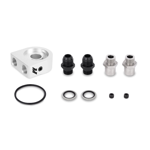 Mishimoto MMOC-UH Kit de radiador de aceite universal 25 filas plata
