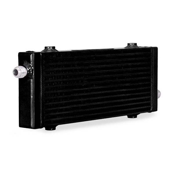 Mishimoto MMOC-SP-MBK Radiador de aceite universal de flujo cruzado barra y placa mediano negro