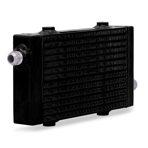 Mishimoto MMOC-SP-SBK Radiador de aceite universal de flujo cruzado barra y placa pequeño negro