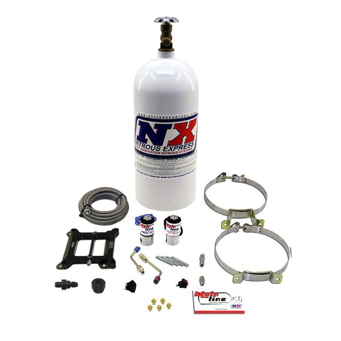 Sistema de carburación principal con botella de 4,5 kg (10 lb) de óxido nitroso Express NX-ML1000
