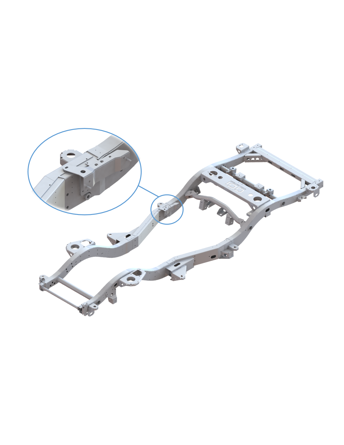 SOPORTE DEL CABLE DEL FRENO DE MANO - IOD Performance Nissan Patrol Y61
