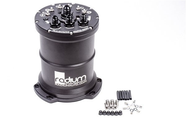 MPFST Depósito de compensación de combustible multibomba Ti Automotive E5LM Radium Engineering