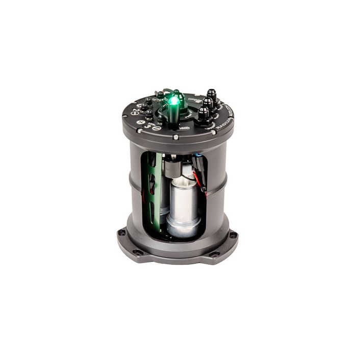 MPFST Tanque de compensación de combustible con múltiples bombas Ti Automotive E5LM Radium Engineering