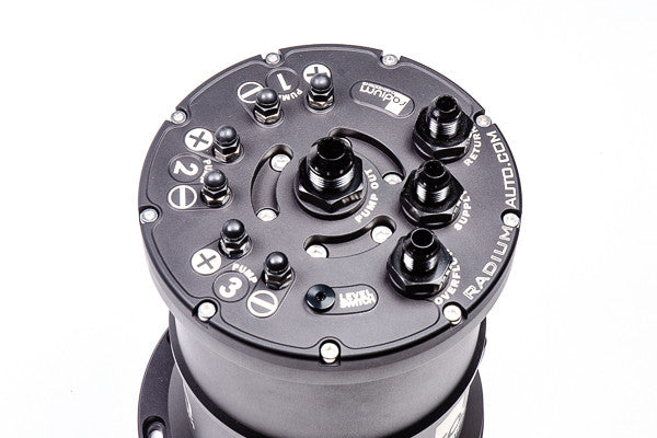 MPFST Depósito de compensación de combustible multibomba Ti Automotive E5LM Radium Engineering