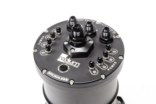 MPFST Depósito de compensación de combustible multibomba Ti Automotive E5LM Radium Engineering