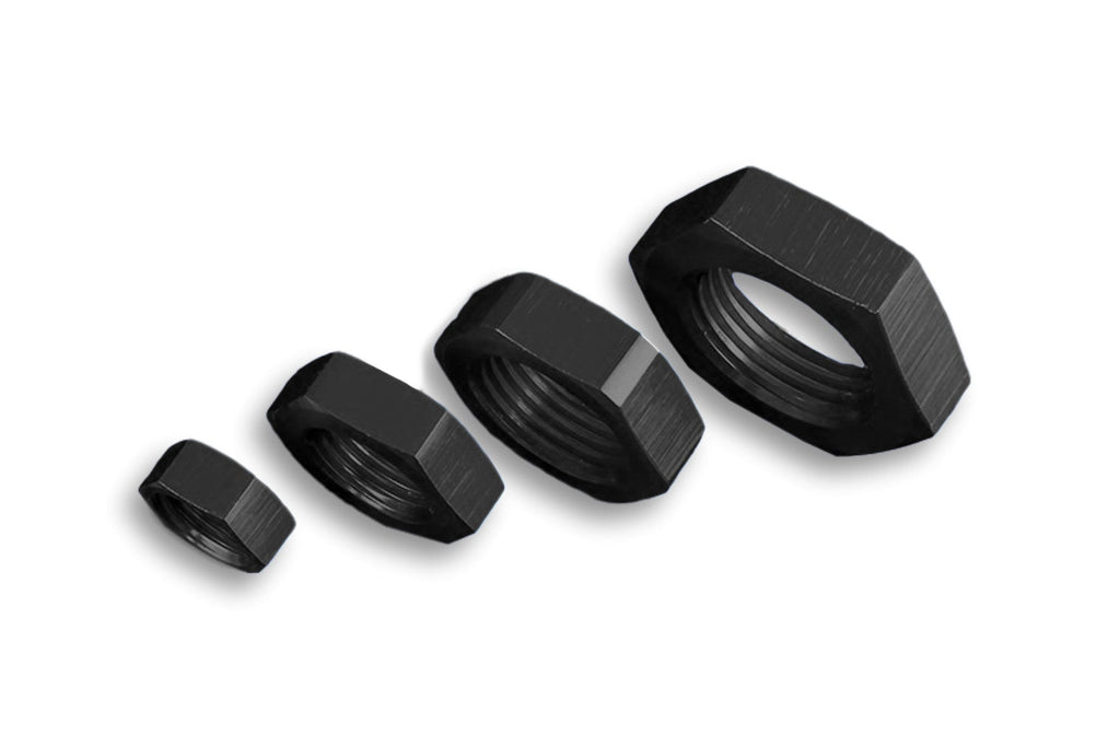 Adaptador AN-4 AN4 (7/16 UNF) JIC pasamuros con tuerca hexagonal racor manguera combustible aceite