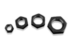 Adaptador AN-4 AN4 (7/16 UNF) JIC pasamuros con tuerca hexagonal racor manguera combustible aceite