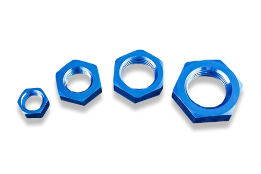 Adaptador AN-4 AN4 (7/16 UNF) JIC pasamuros con tuerca hexagonal racor manguera combustible aceite